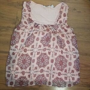 New York & Company large sleeveless blouse
